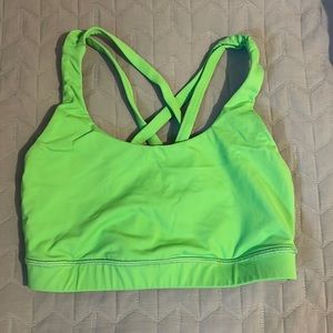 Lululemon Green Sports Bra